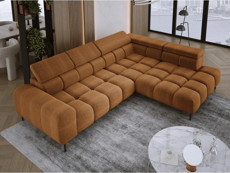 Narożnik PLAZA L Prawostronny w tkaninie EDEN 10 WERSAL