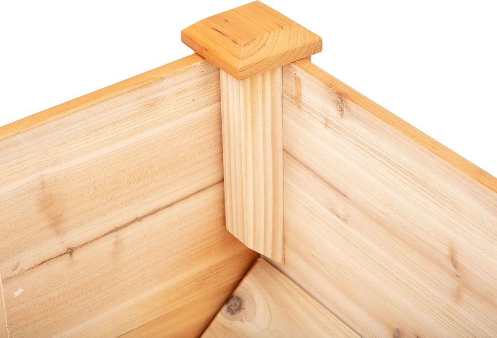 Podwyższona grządka Outsunny 124 cm x 60 cm x 81 cm