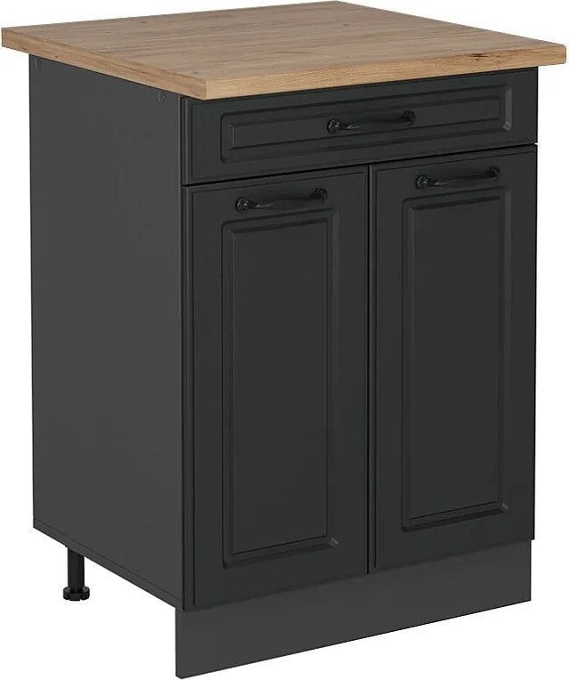 Szafka dolna do kuchni antracytowy domek wiejski 60x60x81.6 r-line