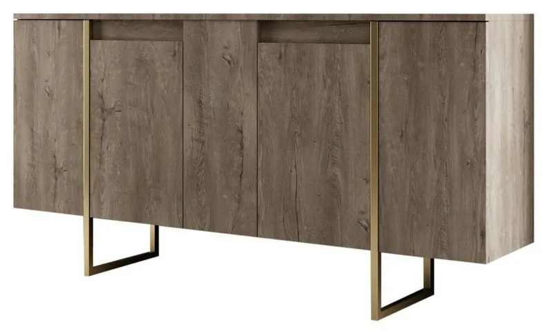 Szafka Luxe Walnut and Gold