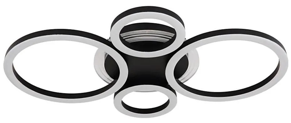 Globo 48039-40 - LORETTA LED 40W/230V lampa sufitowa, Ø 35,5x53 cm, czarna