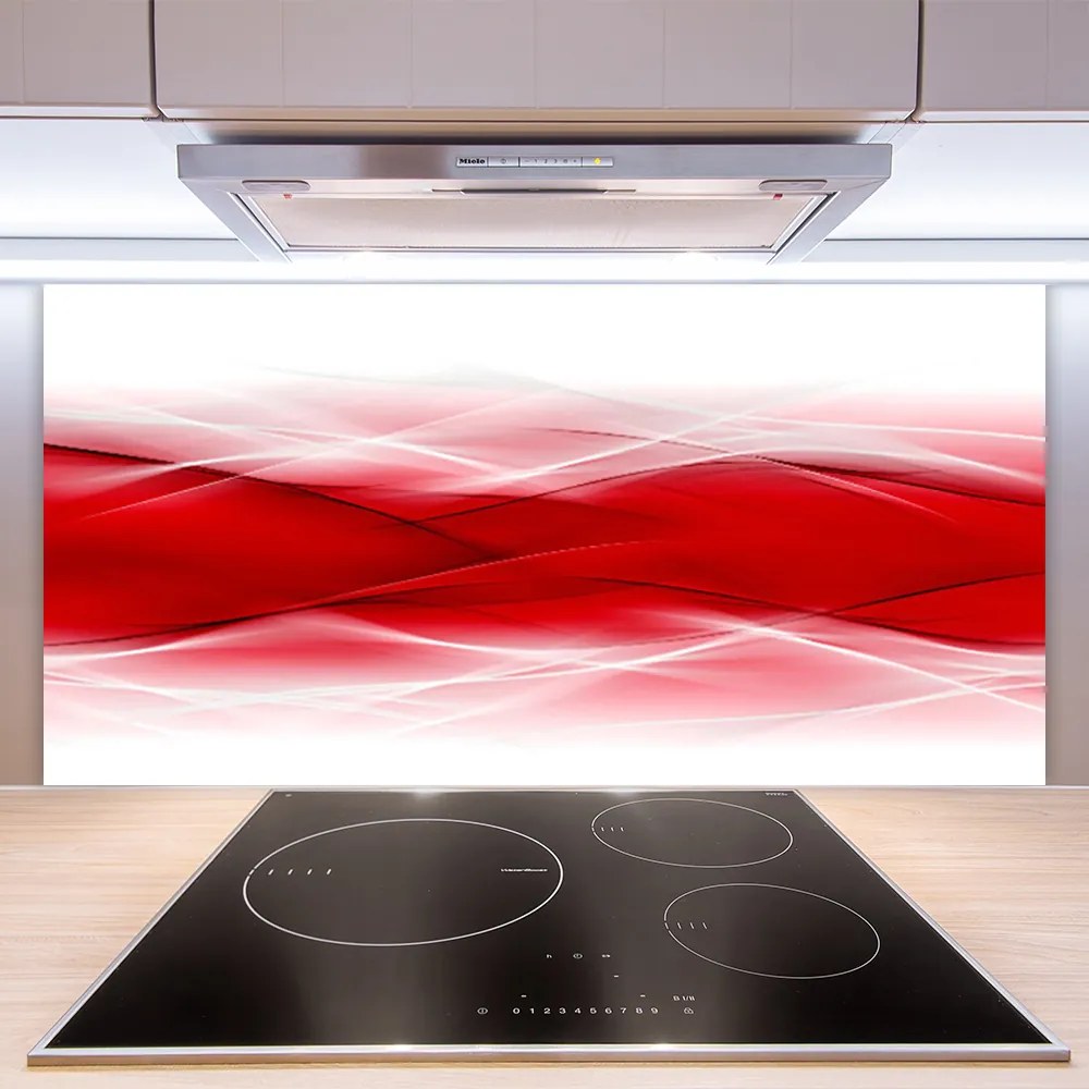 Panel Szklany Abstrakcyjna Interpretacja Fal