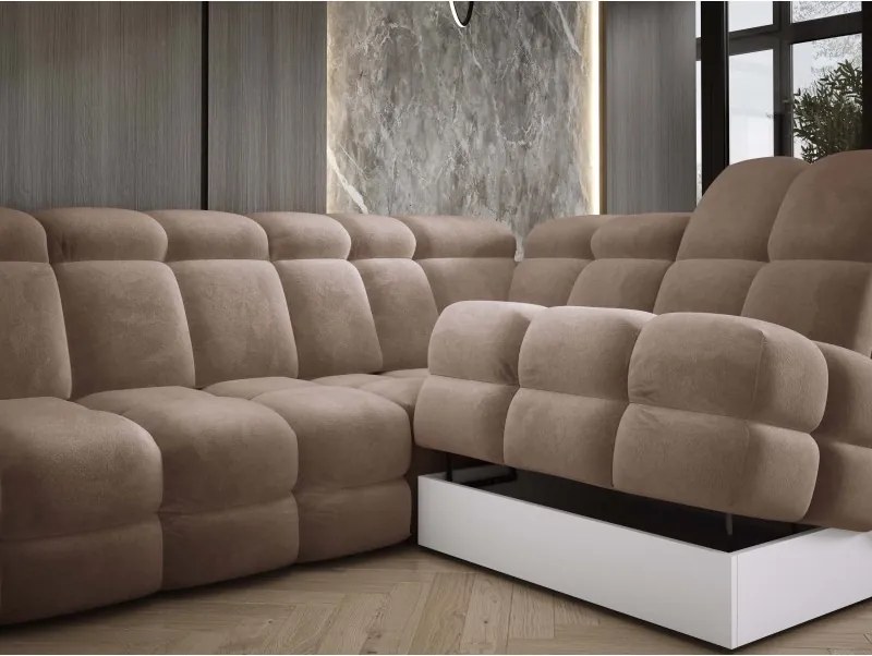 Narożnik TOLLO L Prawostronny Elektryczna regulacja Salvador 03 WERSAL