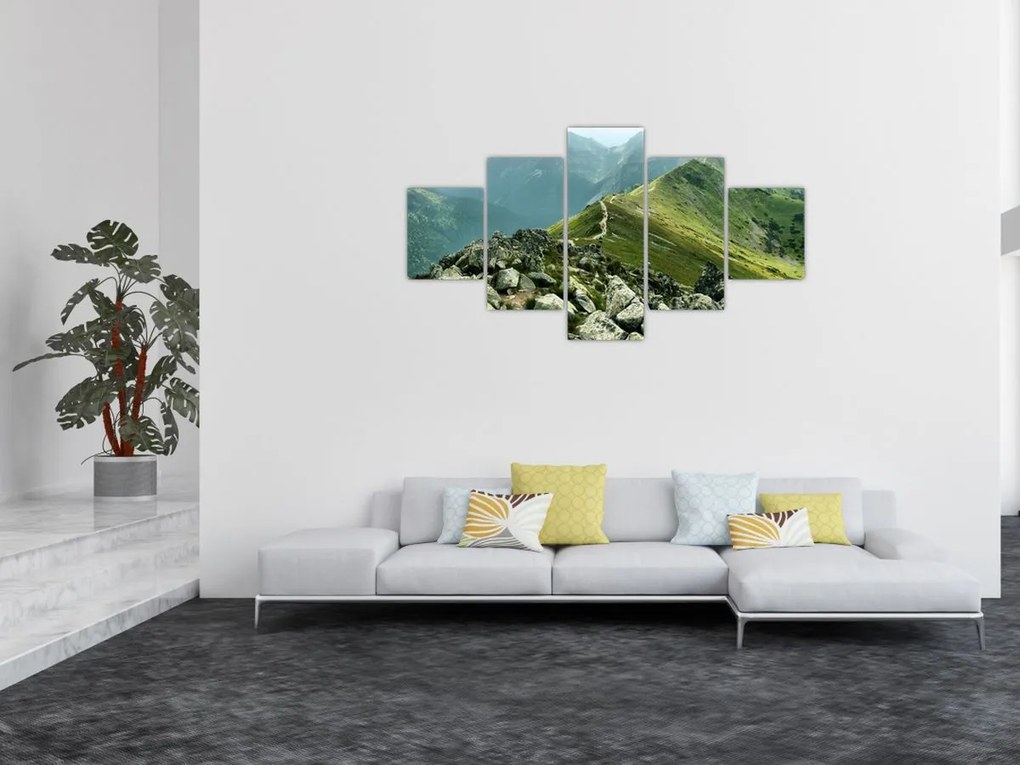 Obraz - Krajobraz górski (125x70 cm)
