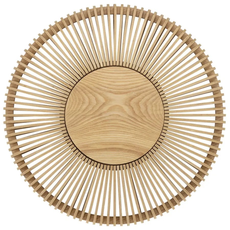 Lampa sufitowa z drewnianym kloszem ø 49 cm Clava Up – UMAGE