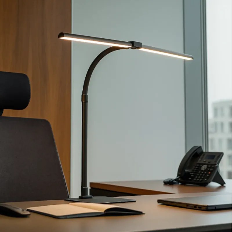 Lampa LED na biurko ALVARO, podstawa, pilot zdalnego sterowania