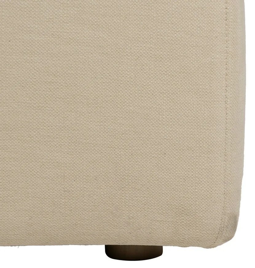 Beżowa lniana sofa 212 cm – Ixia