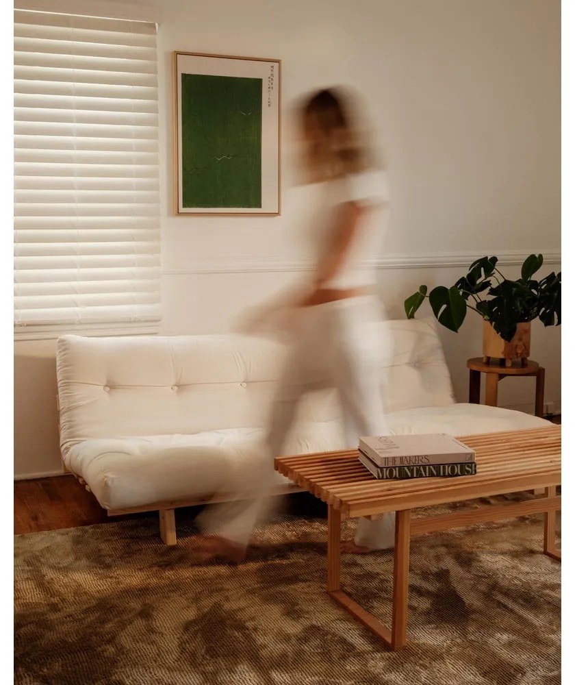 Sofa rozkładana Karup Design Lean Raw Linen