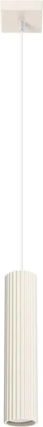 Beżowa pojedyńcza lampa wisząca 3X D296 W5-H04