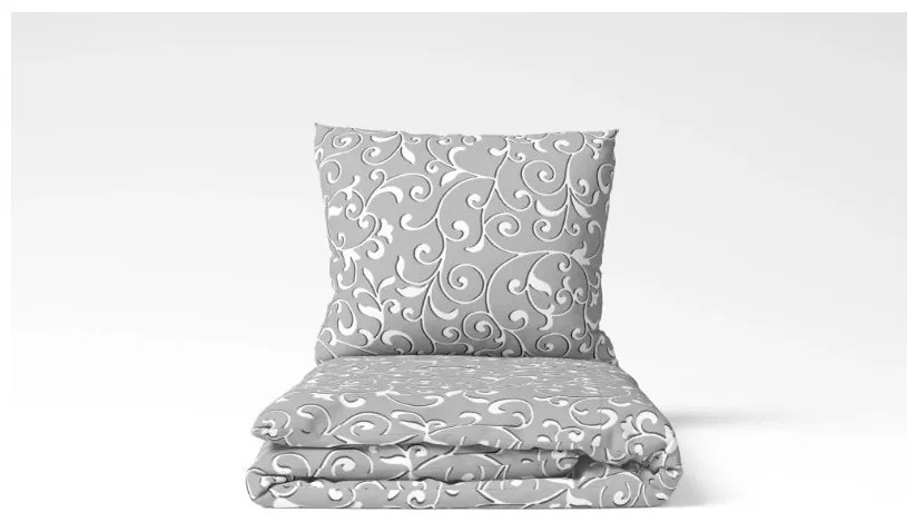 PrzytulneMieszkanie.pl PrzytulneMieszkanie.pl Bawełniana pościel GREY ORIENT szara Rozmiar pościeli: 70 x 90 cm | 140 x 200 cm