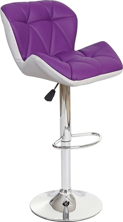 Stołek barowy MCW-A92,  Fioletowy