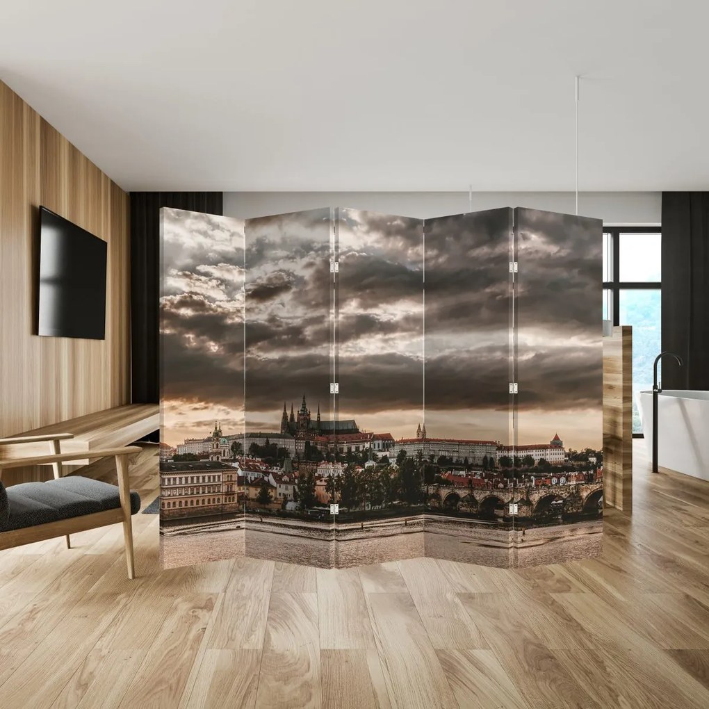 Parawan - Pochmurna Praga (210x170 cm)