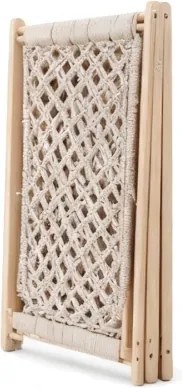 Drewniany leżak ogrodowy składany Coral HC-2501, styl boho