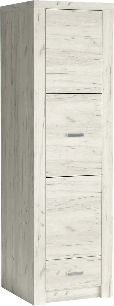 Szafa ZERI - Dąb biały / 56 cm