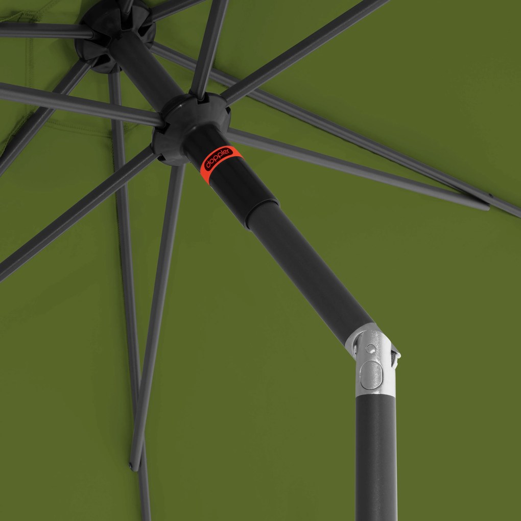 Doppler myZone Push Up parasol ogrodowy 300 cm zielony