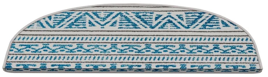 Niebieskie dywaniki na schody zestaw 16 szt. 20x65 cm Cottage Warmth – Vitaus