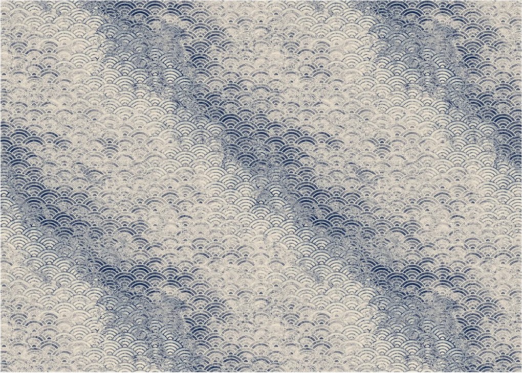Obraz na szkle - Wzór fali (70x50 cm)