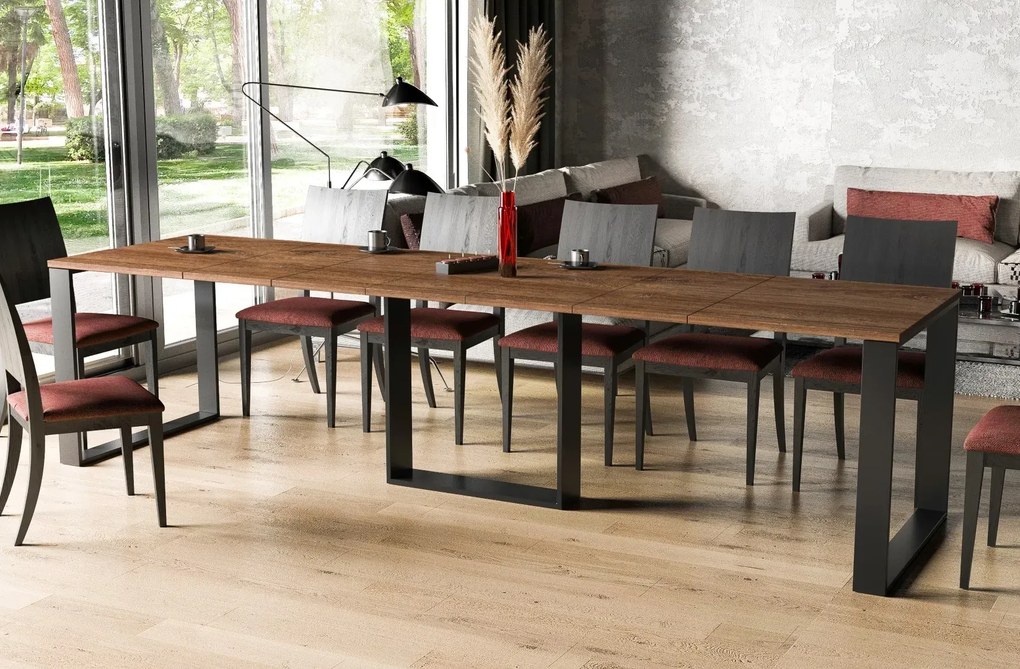 Stół rozkładany BORYS 130(330)x80 dąb stirling ENDO