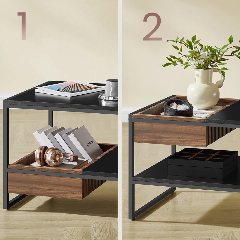 Stolik konferencyjny E1081 BK, czarny