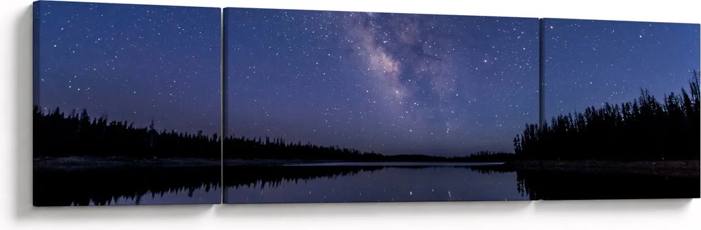Obraz nocnego nieba (170x50 cm)