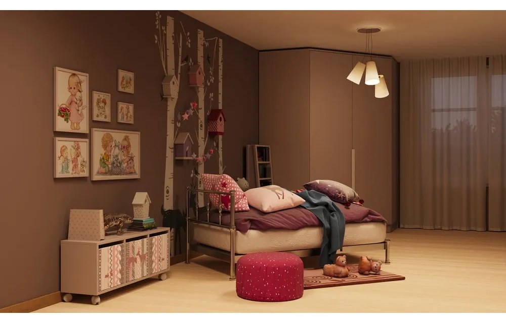 Kremowa lampa wisząca ø 46 cm Kasel – GTV