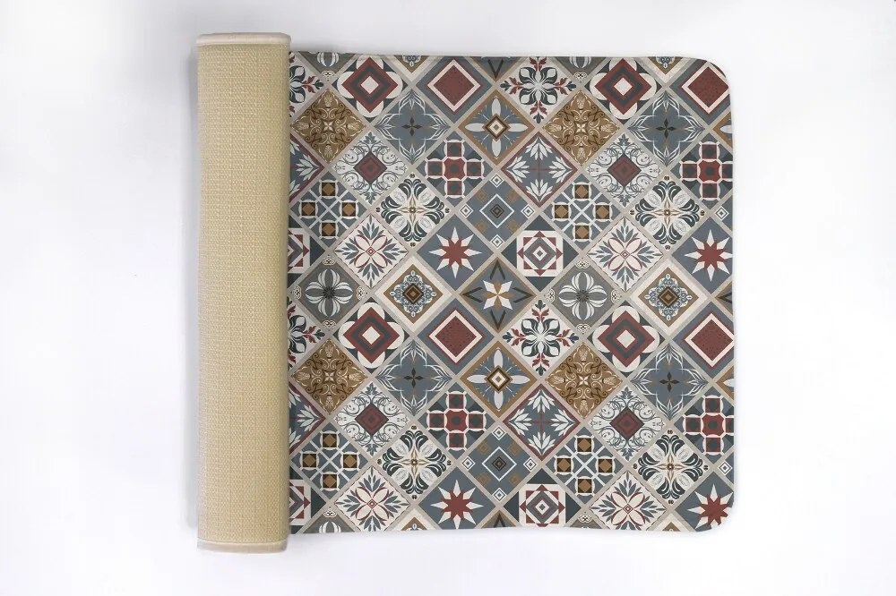 Dywanik łazienkowy Dywanik łazienkowy Wzory Geometryczne