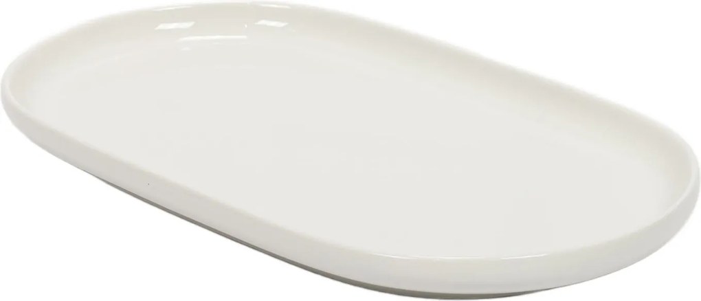 Talerz na ciasto porcelanowy NORA, 30 x 18 cm