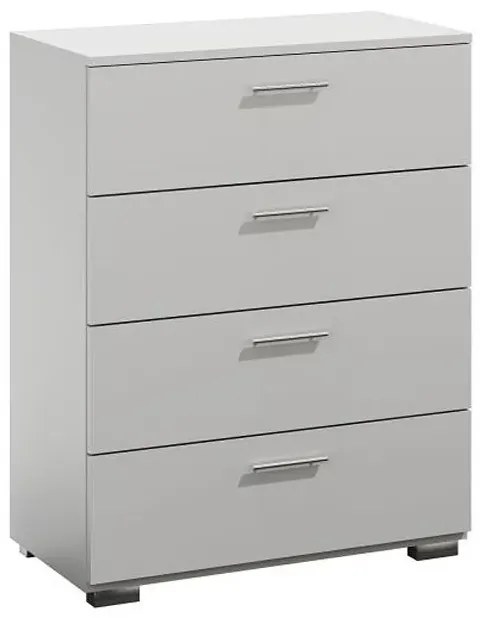 Biała minimalistyczna komoda 80 cm - Hreida