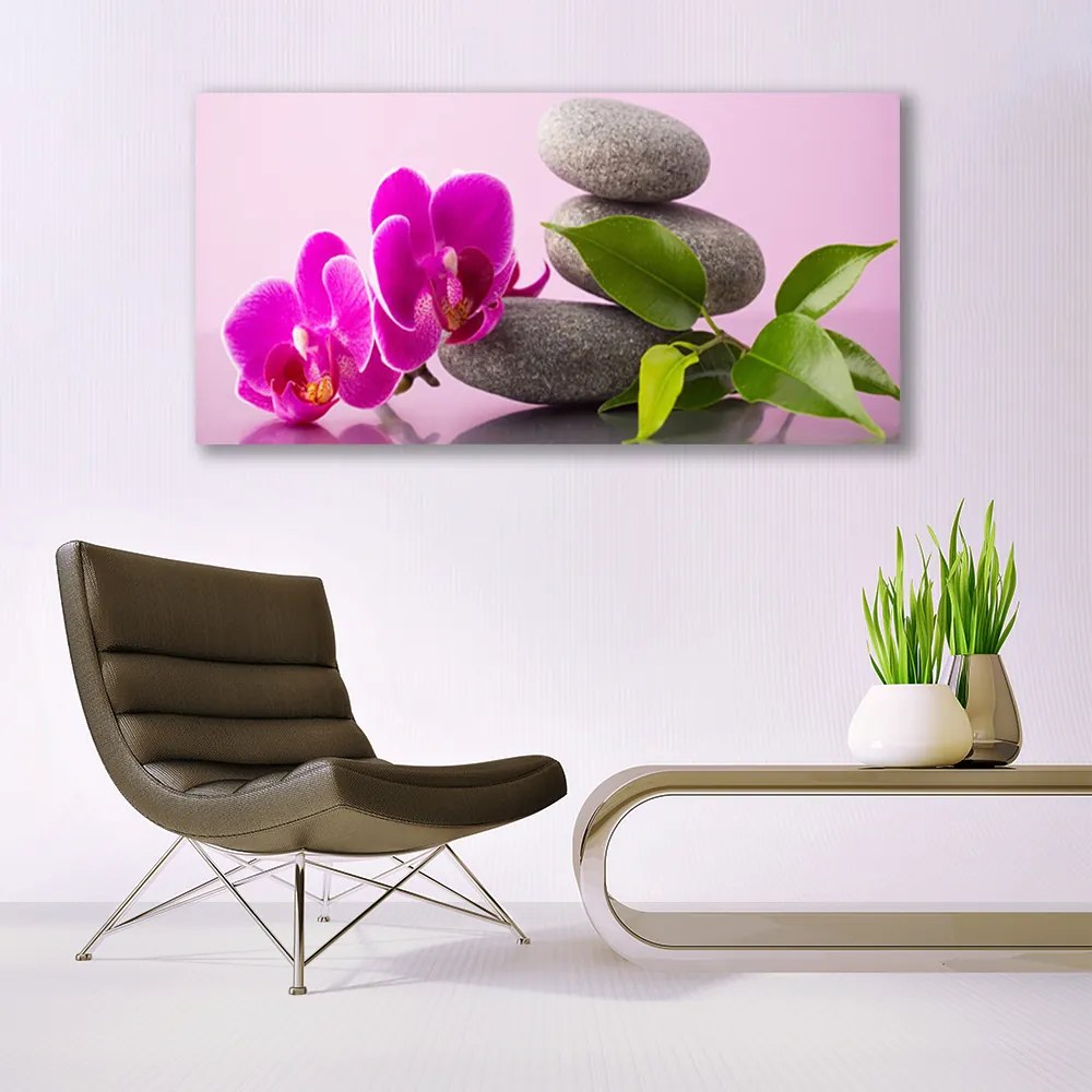 Obraz canvas Harmonijna Orchidea Zen