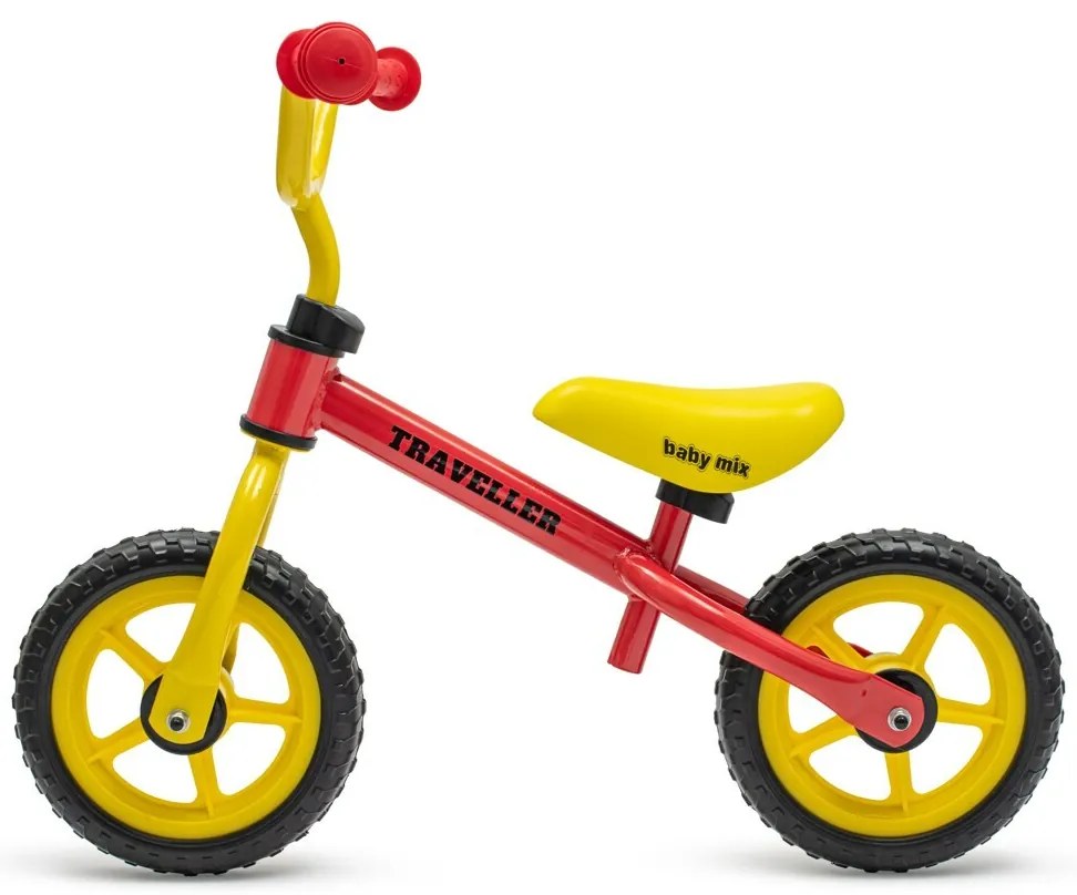 Baby Mix Rowerek biegowy Traveller, czerwony