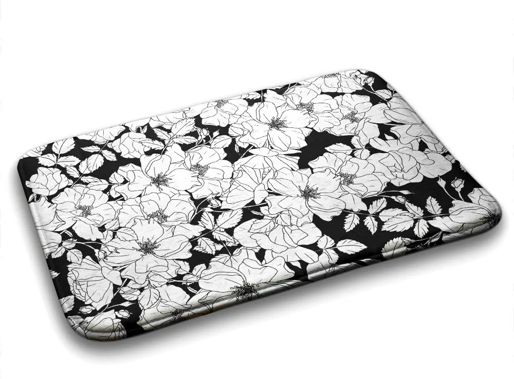 Dywanik łazienkowy antypoślizgowy Dywanik łazienkowy antypoślizgowy Kwiaty Róże