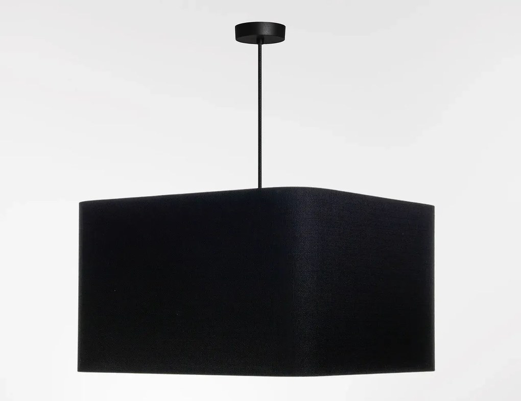 Lampa wisząca KWADRO LEN 005-40w20 czarna/beżowa BPS KONCEPT