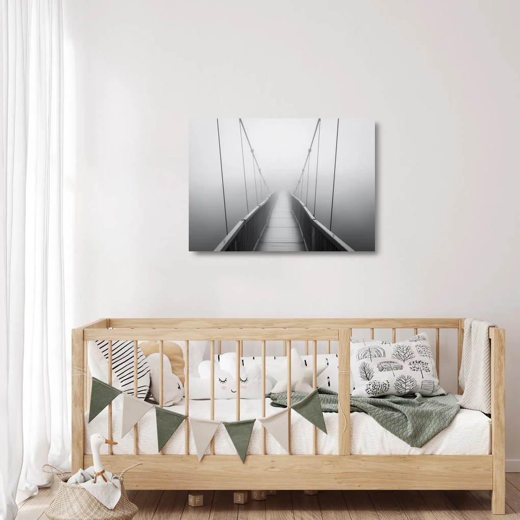 Obraz na szkle - Most do nieznanego (70x50 cm)
