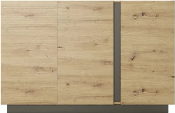 RACO Komoda 138 3D Dąb Artisan – Nowoczesna 3 Drzwi