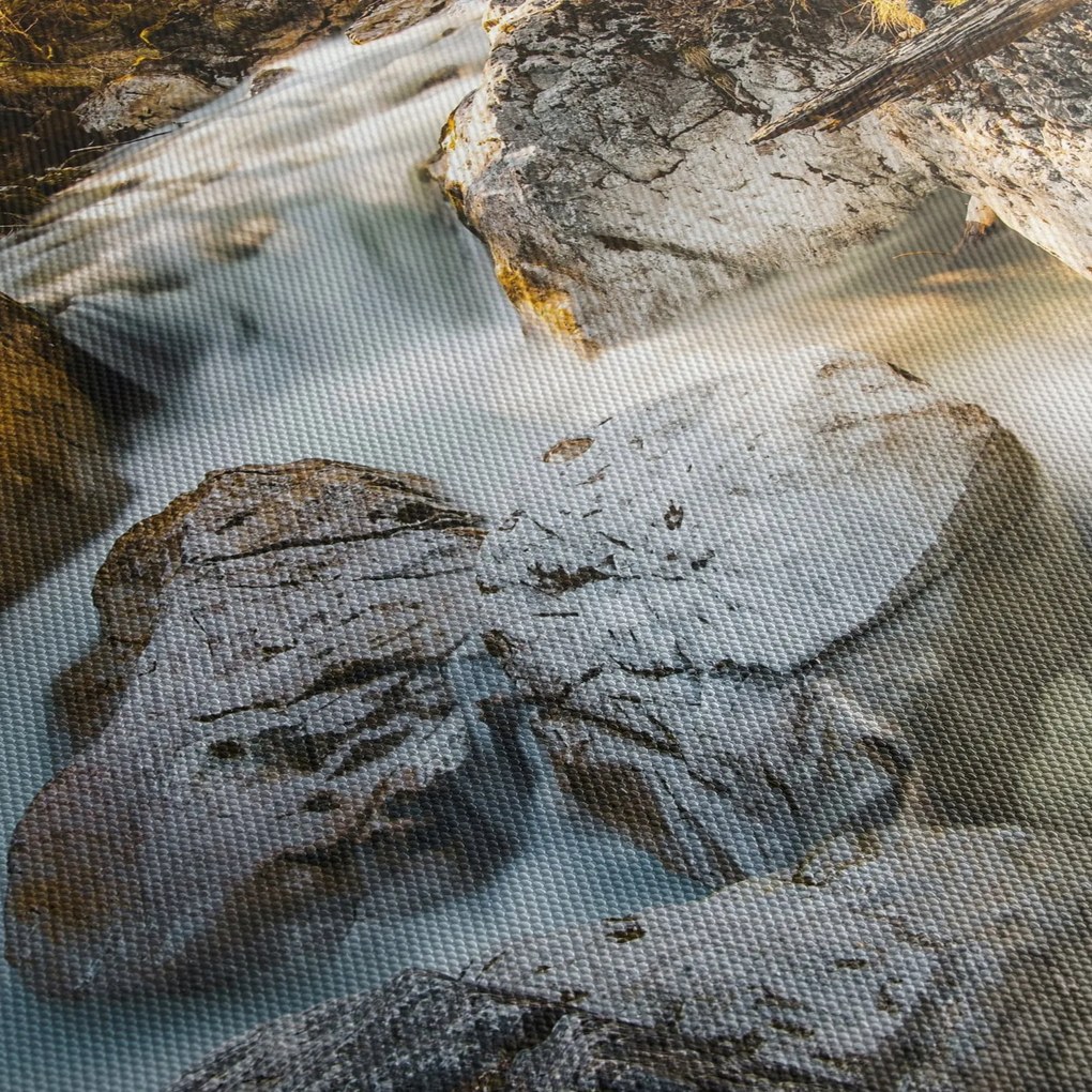 Obraz - Strumień leśny (170x50 cm)