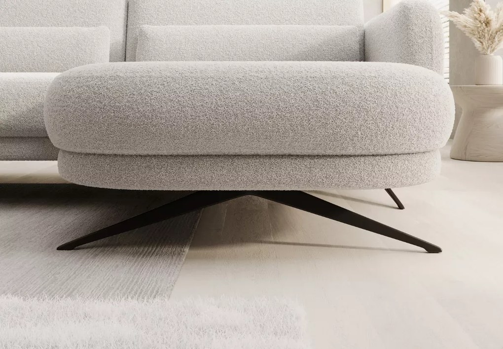 Narożnik elektryczny Ilusio XL – designerski narożnik U z funkcją relax i elektrycznym siedziskiem