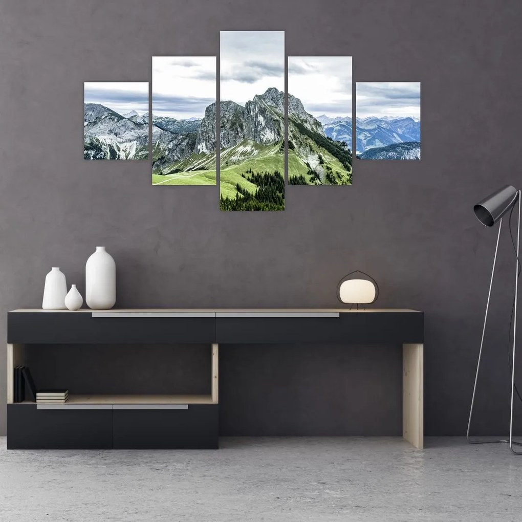Obraz - Szczyty górskie (125x70 cm)
