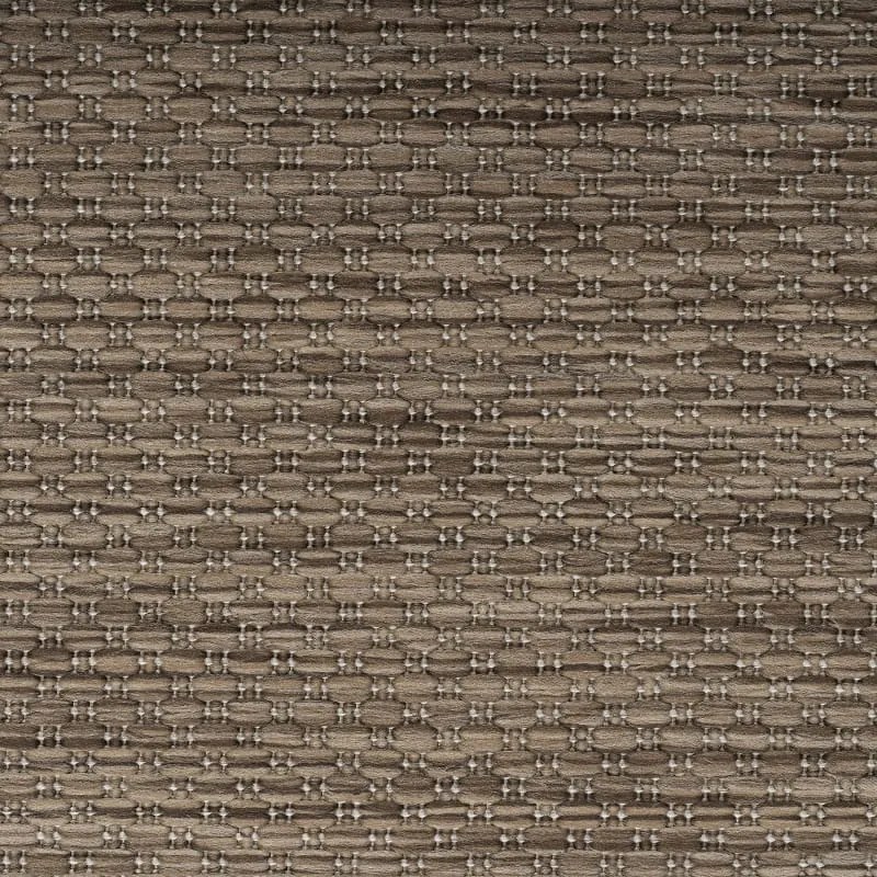 Dywan zewnętrzny Relax ramka brązowy 200 cm x 200 cm koło