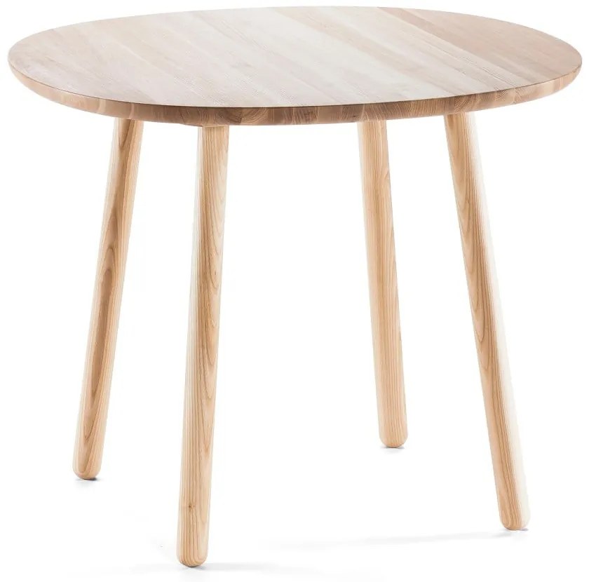 Stół z litego drewna EMKO Naïve, ⌀ 90 cm