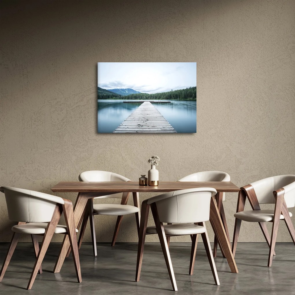 Obraz - Patrząc z molo (70x50 cm)
