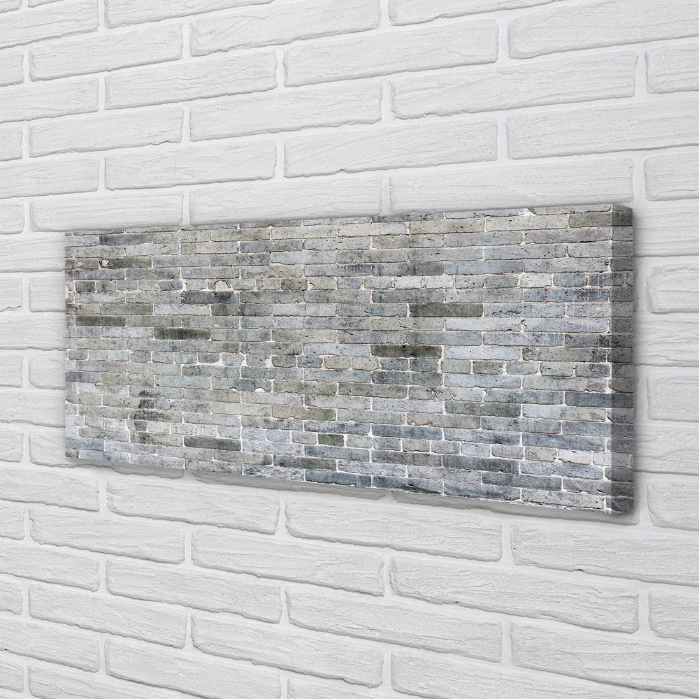 Duży obraz na płótnie Surowa Ściana Ceglana