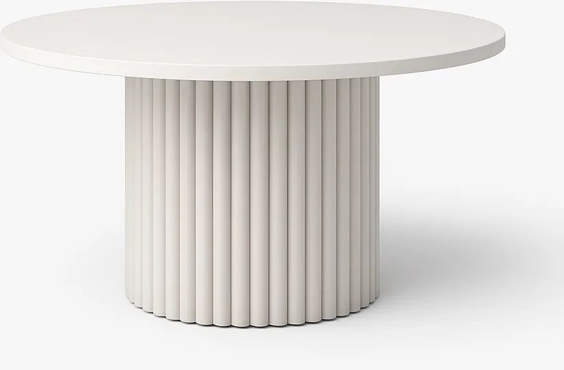 Okrągły stolik kawowy Pico o średnicy 58 cm, podstawa kaszmirowa