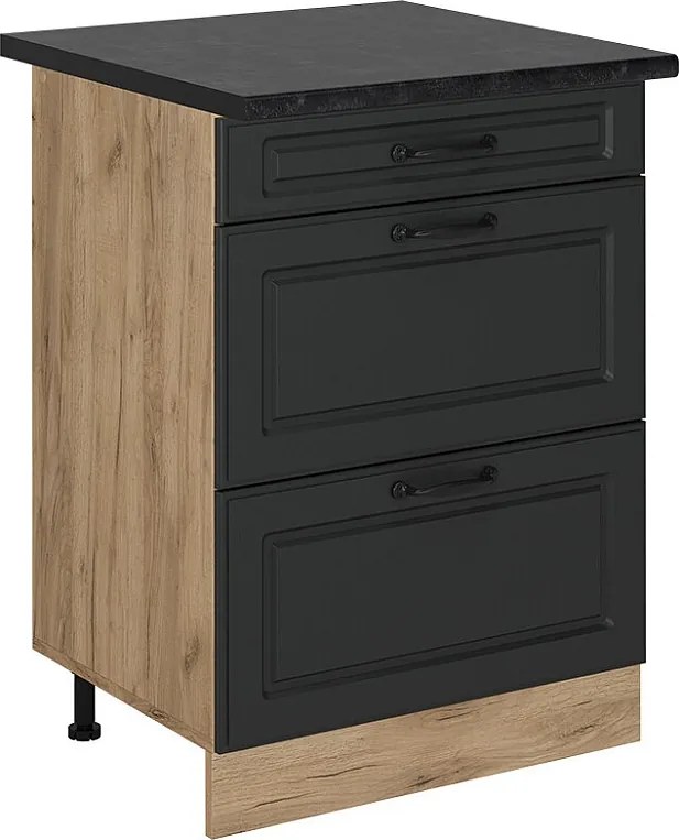 Szafka dolna do kuchni antracytowy domek wiejski 60x60x81.6 r-line