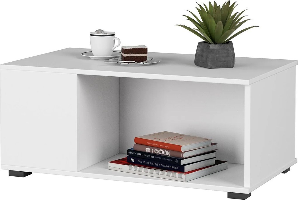 Stolik kawowy AKORD JULIET Biały 90 cm kolor Biały mat 90x51x38 cm
