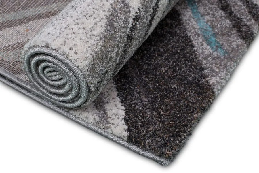 Dywan Mallorca Fala szaro-niebieski 160 cm x 230 cm