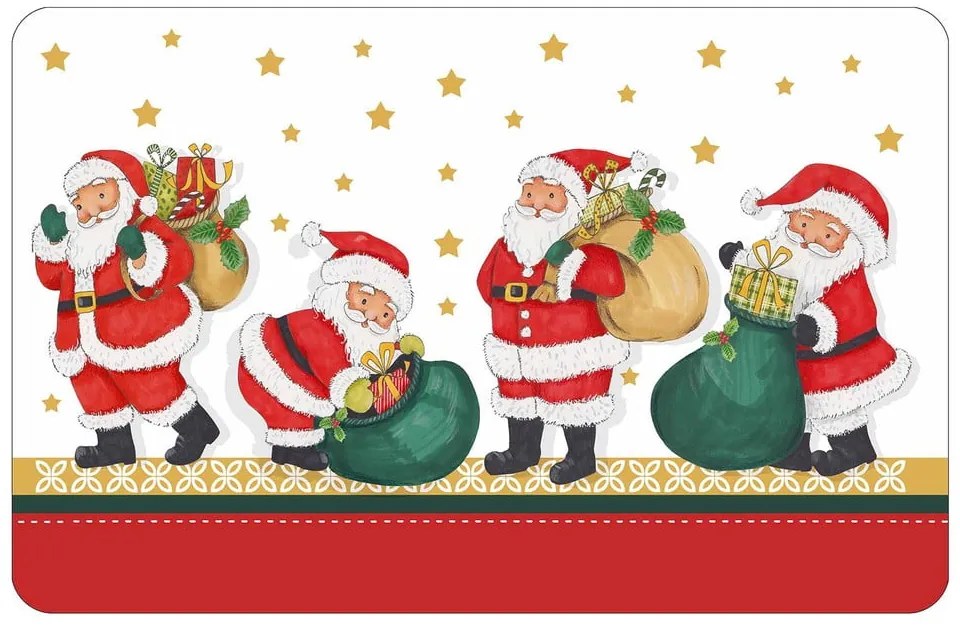 Plastikowa mata stołowa ze świątecznym motywem 28,5x44 cm Tradition – douceur d'intérieur