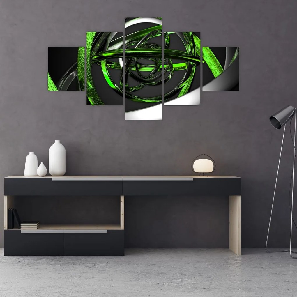 Obraz abstrakcji (125x70 cm)
