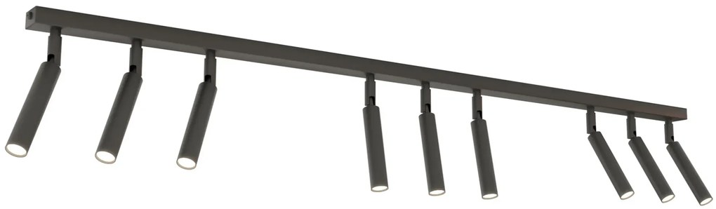 Czarna nowoczesna lampa reflektorowa - 12X D143 H2-D80
