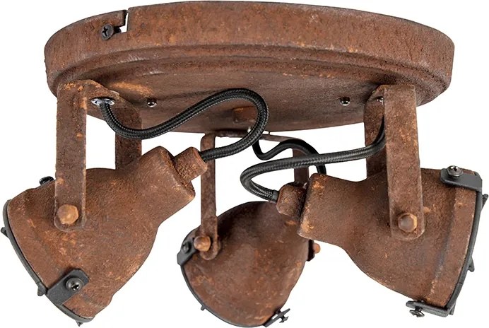 Stylowy reflektor rdzawo-brązowy 3-punktowy - Sorra