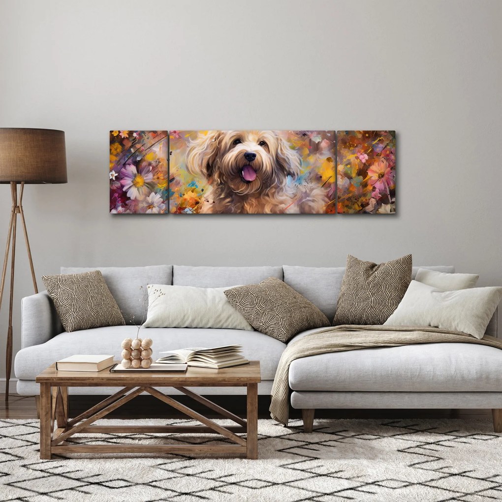 Obraz - Happy Dog II. (170x50 cm)